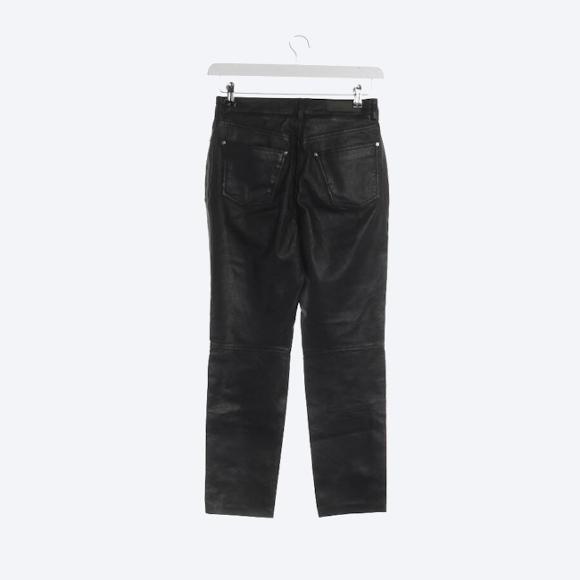 Image 2 of Leather Pants W28 Black in color Black | Vite EnVogue