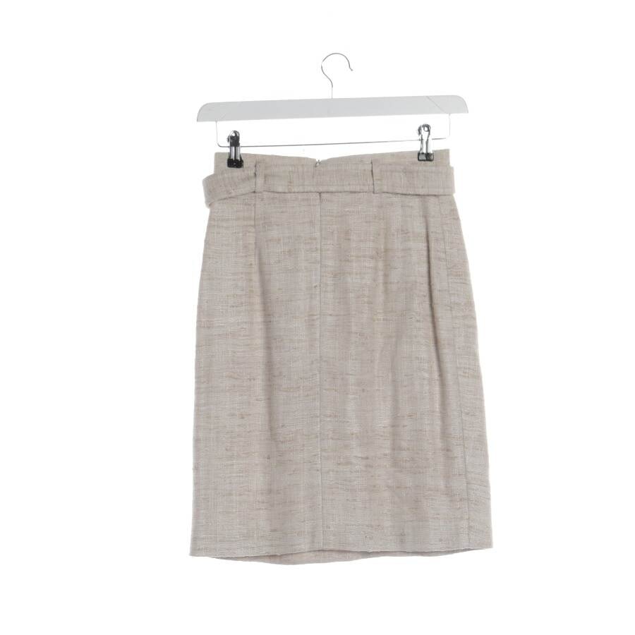 Image 2 of Silk Skirt 34 Beige in color White | Vite EnVogue