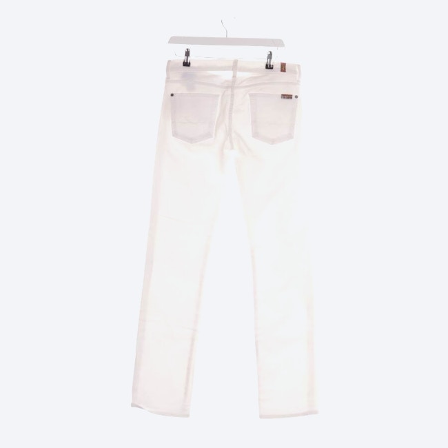 Image 2 of Jeans Straight Fit W30 White in color White | Vite EnVogue