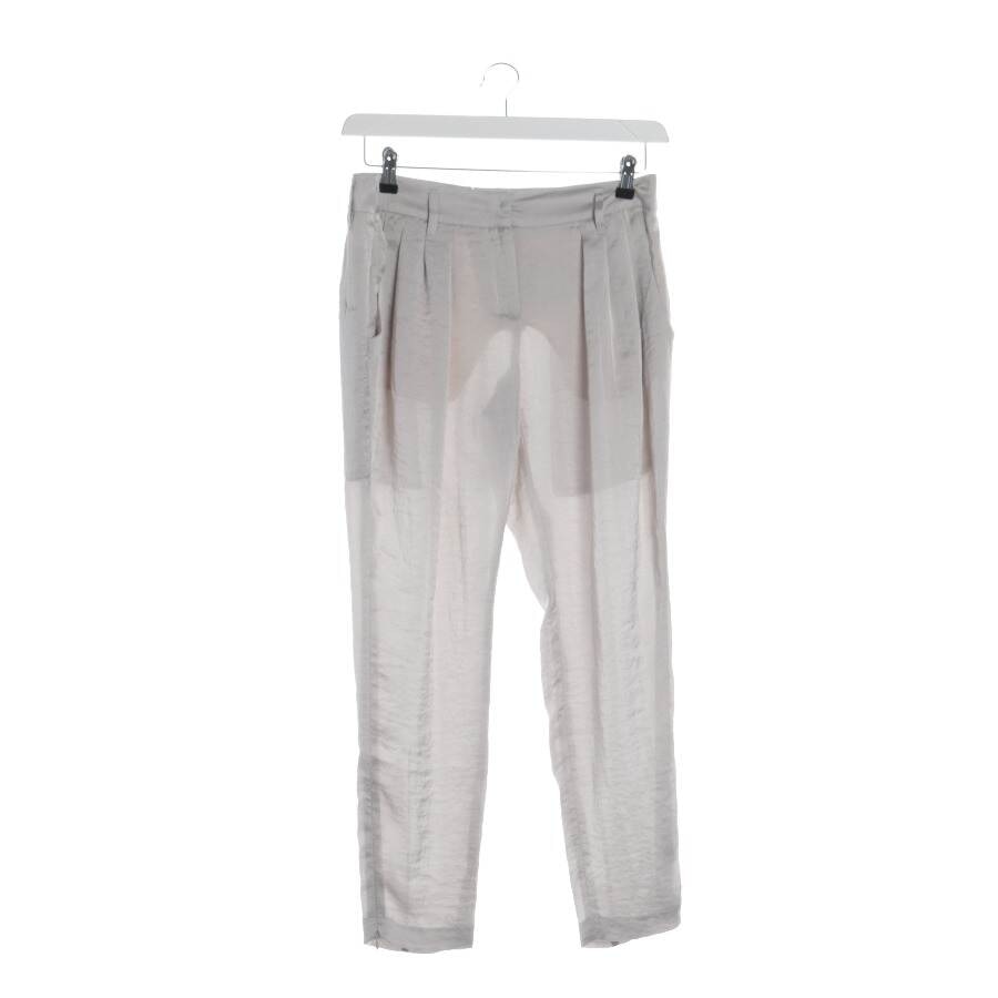 Image 1 of Trousers 36 Silver in color Metallic | Vite EnVogue