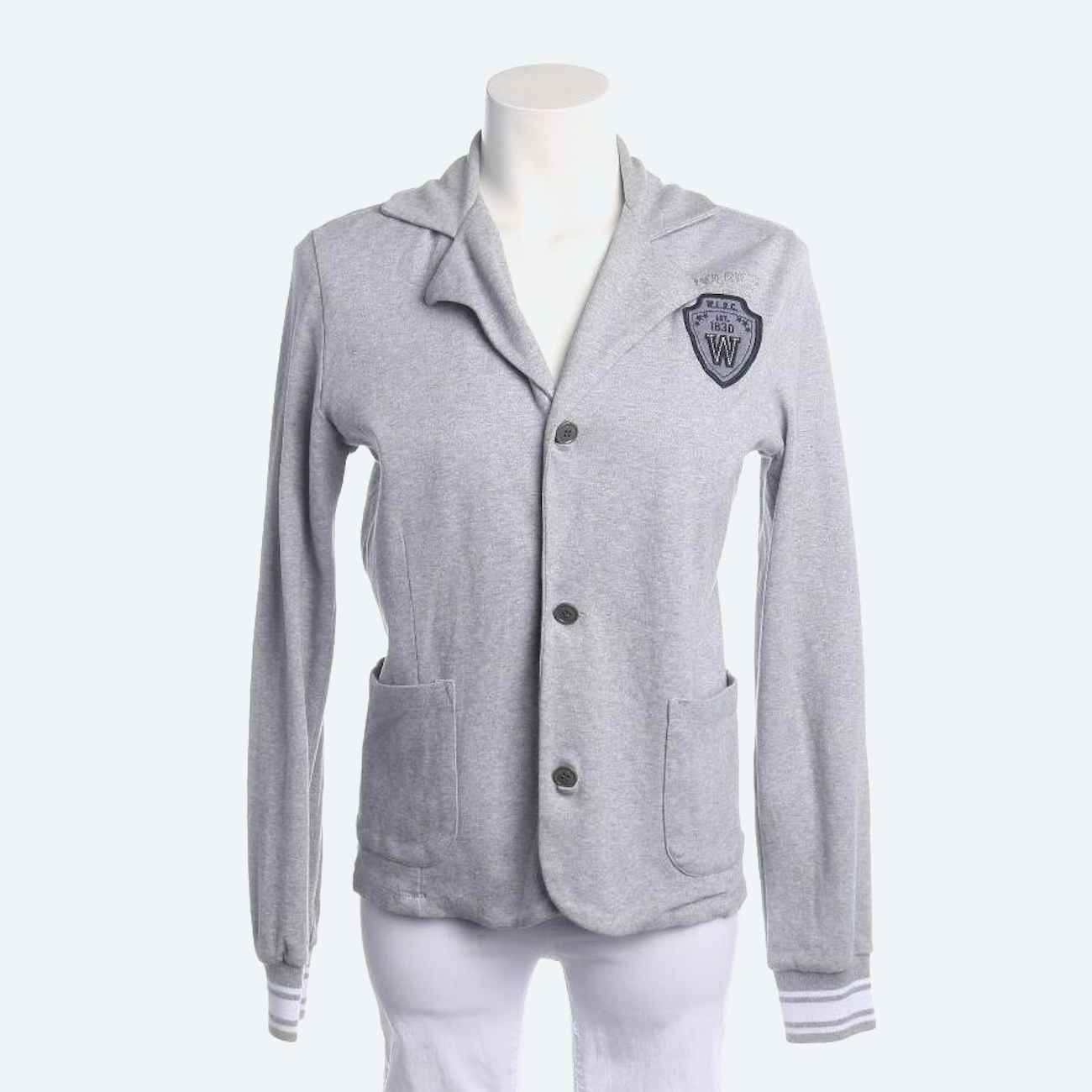 Image 1 of Sweat Jacket 44 Light Gray in color Gray | Vite EnVogue
