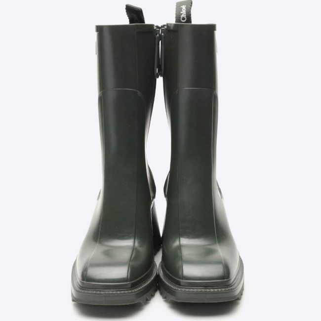 Image 2 of Rain Boots EUR 36 Dark Green in color Green | Vite EnVogue
