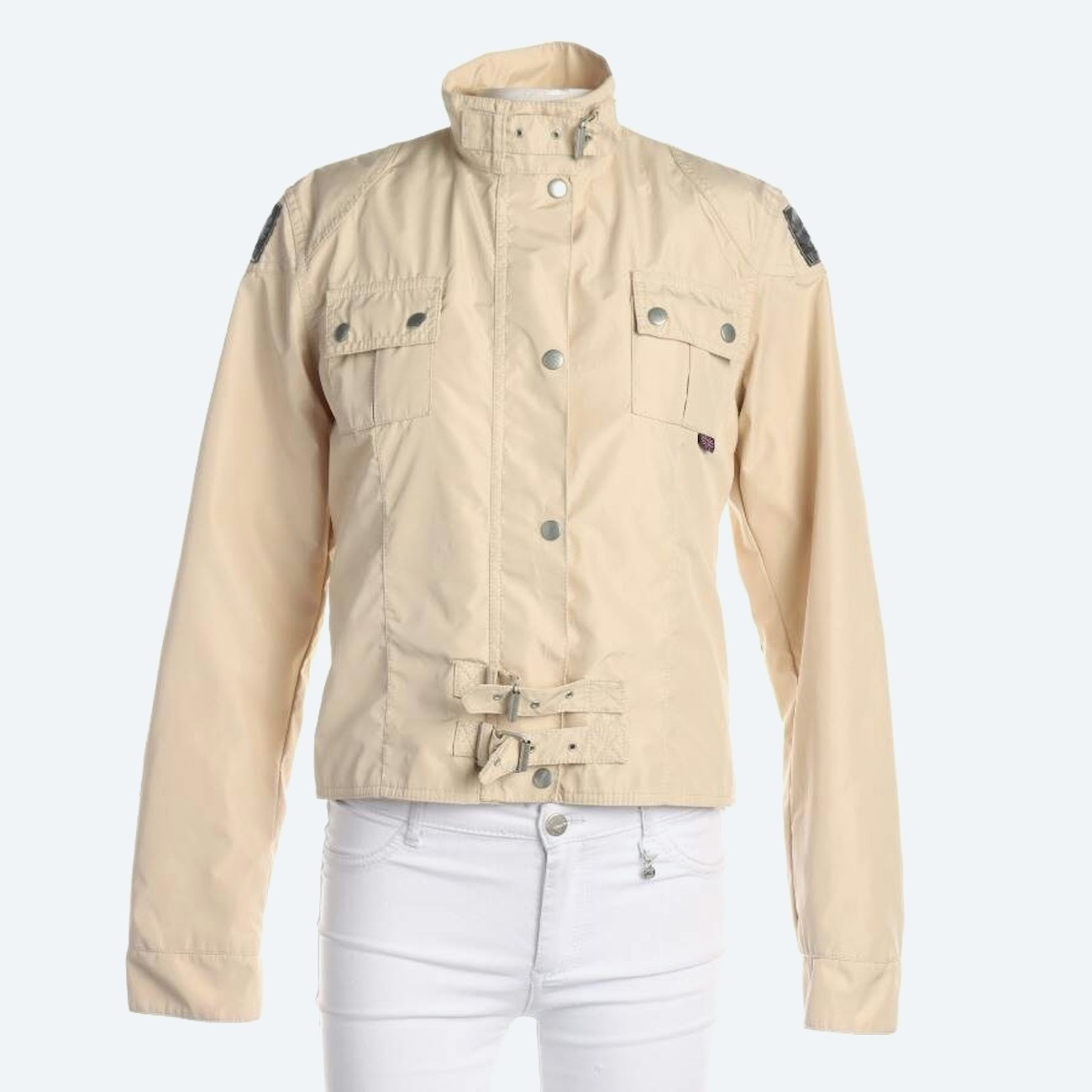 Image 1 of Between-seasons Jacket 42 Beige in color White | Vite EnVogue