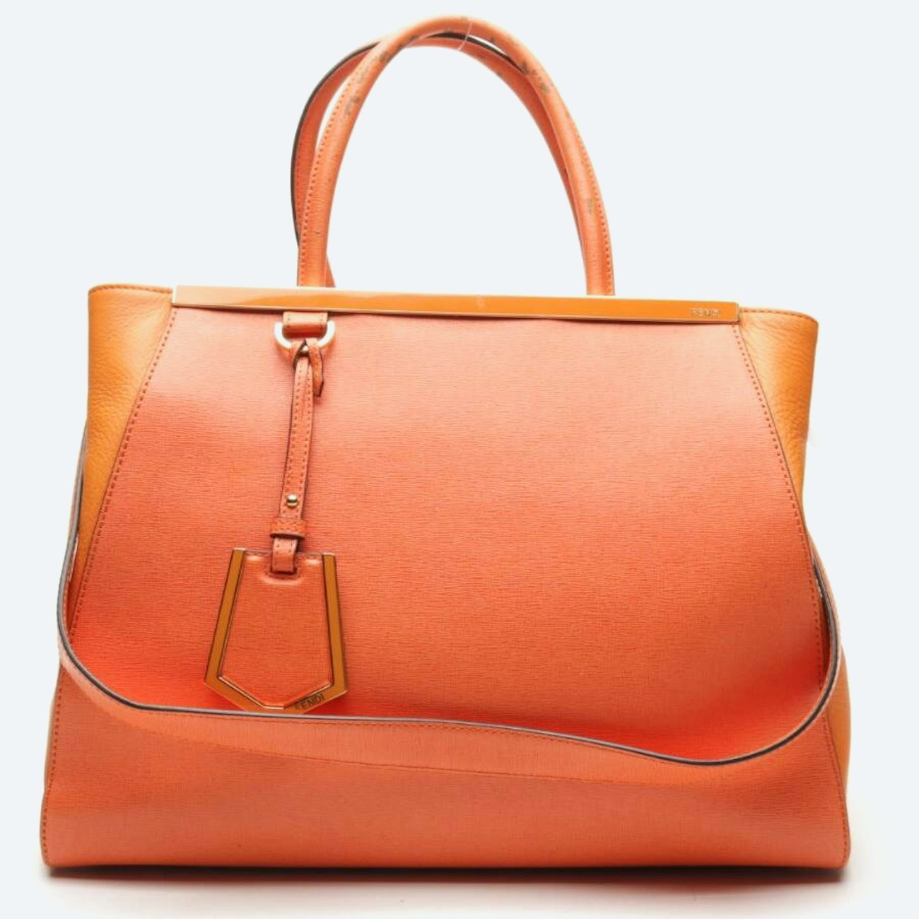 Image 1 of 2Jours medium Handbag Orange in color Orange | Vite EnVogue