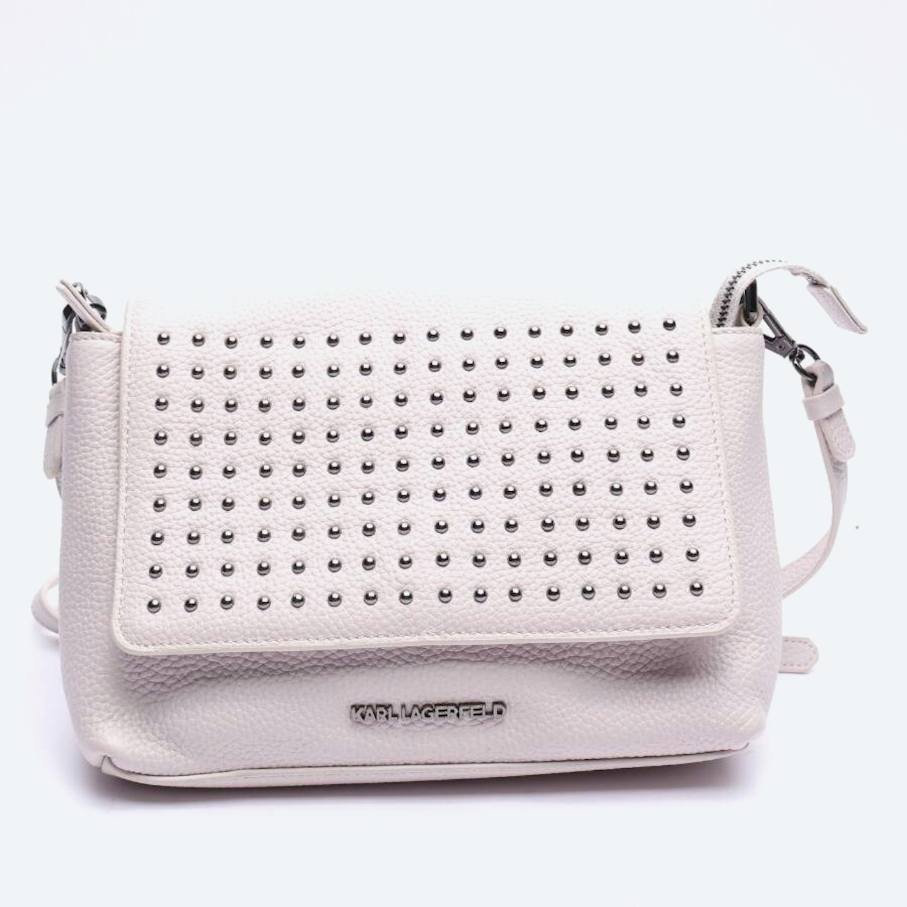 Image 1 of Crossbody Bag Beige in color White | Vite EnVogue