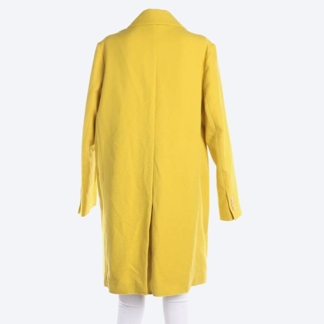 Image 2 of Between-seasons Coat 38 Yellow in color Yellow | Vite EnVogue