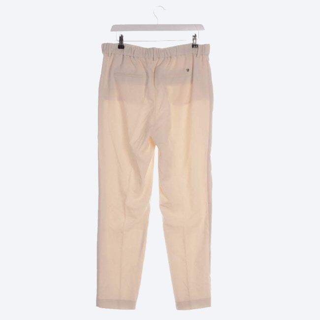 Image 2 of Trousers 42 Cream in color White | Vite EnVogue