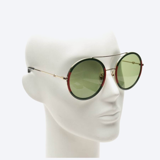 Image 2 of GG0061 Sunglasses Gold in color Metallic | Vite EnVogue