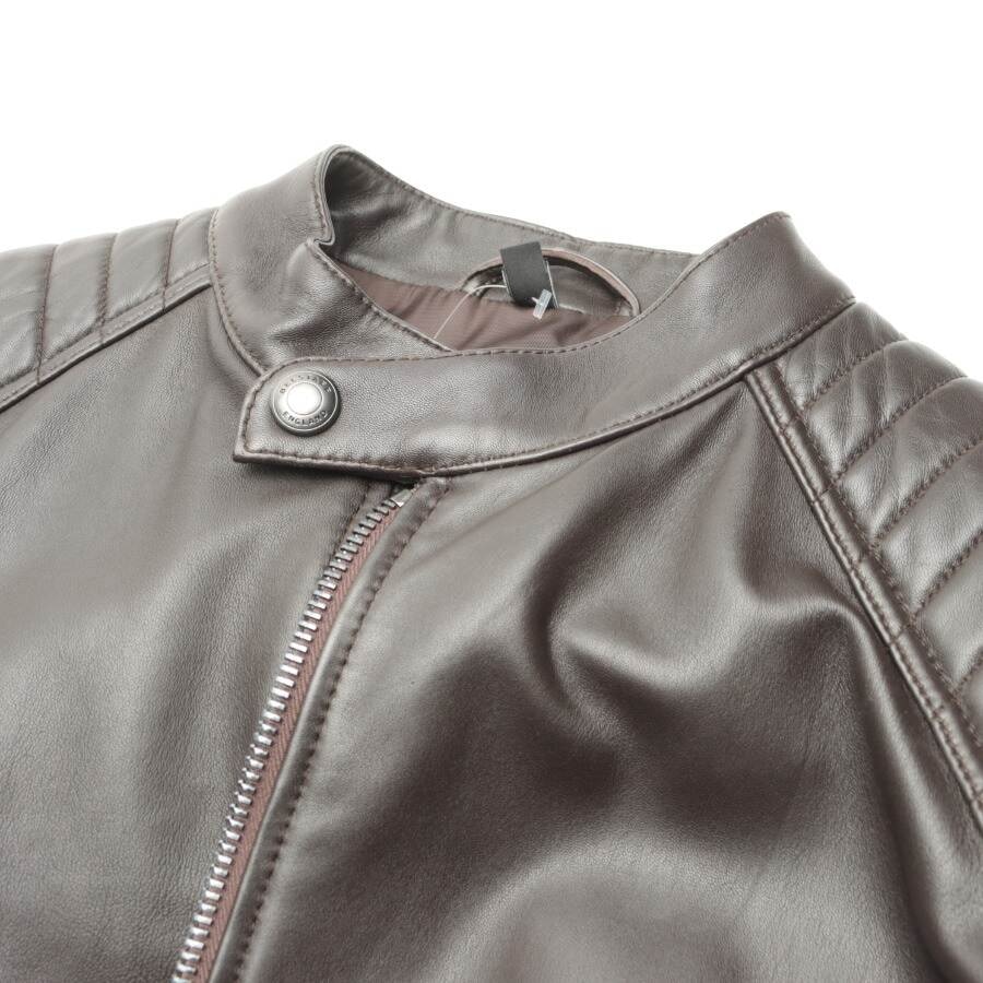 Image 3 of Leather Jacket 46 Dark Brown in color Brown | Vite EnVogue