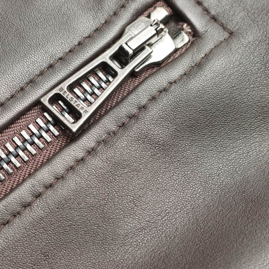 Image 4 of Leather Jacket 46 Dark Brown in color Brown | Vite EnVogue
