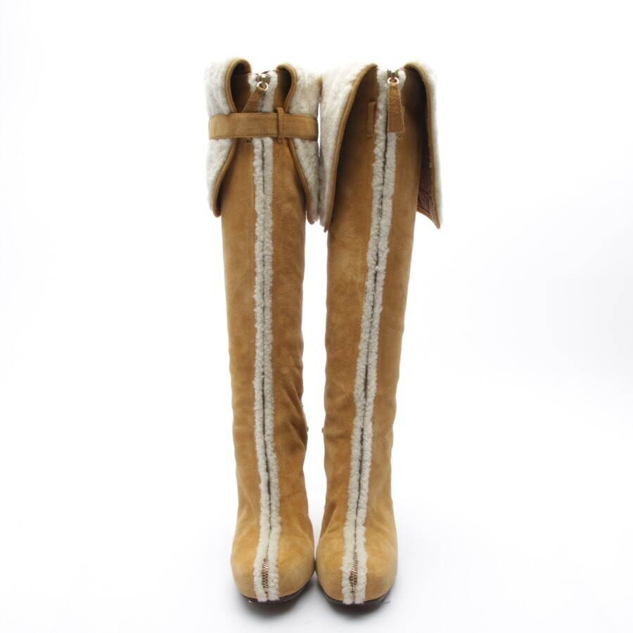 Image 2 of Overknee Boots EUR 39 Camel in color Brown | Vite EnVogue