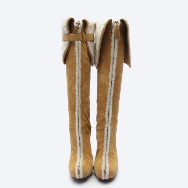 Image 2 of Overknee Boots EUR 39 Camel in color Brown | Vite EnVogue