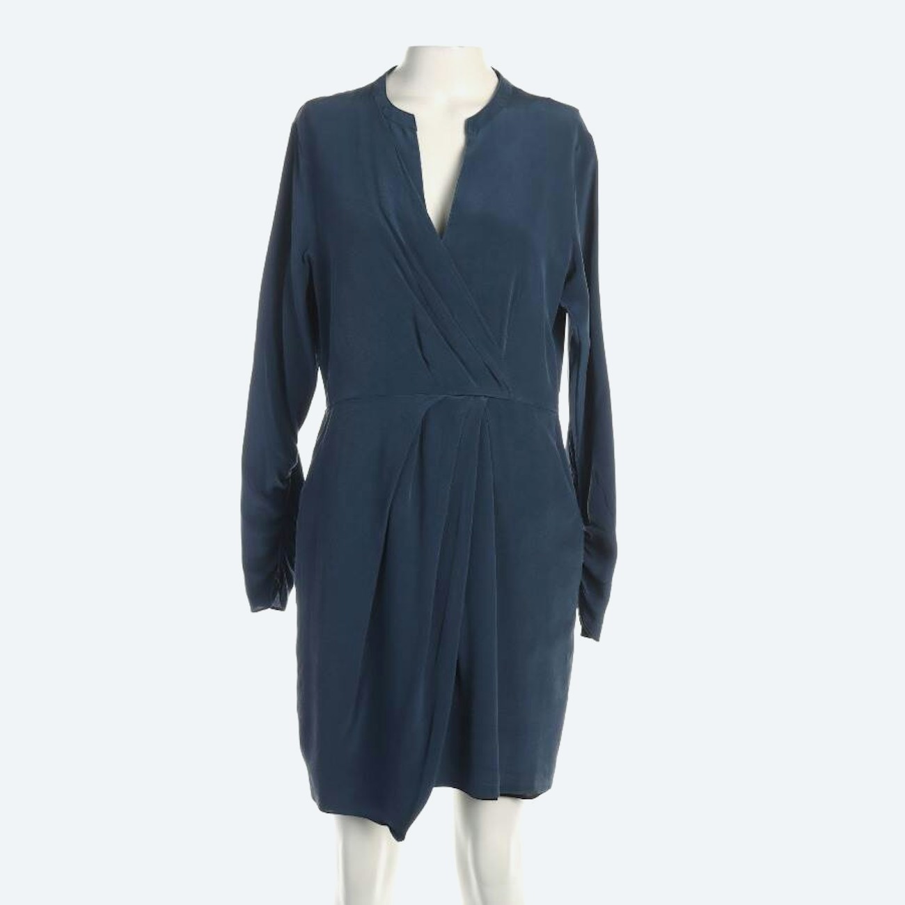 Image 1 of Silk Dress 40 Blue in color Blue | Vite EnVogue