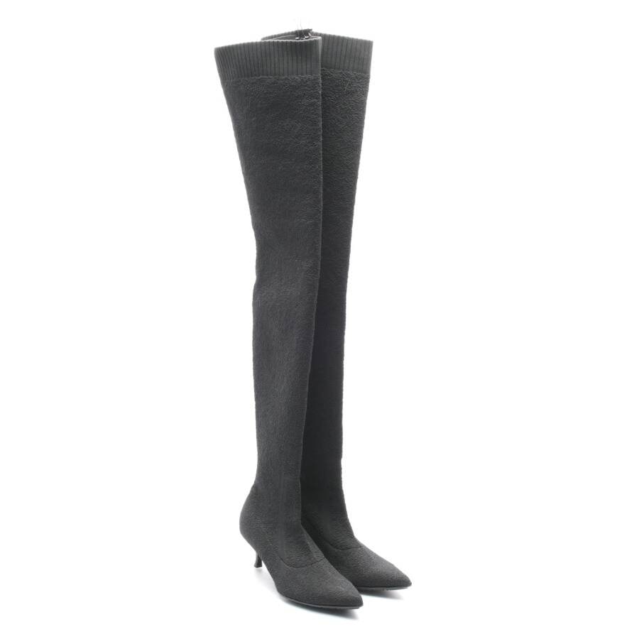 Image 2 of Overknee Boots EUR 37 Black in color Black | Vite EnVogue