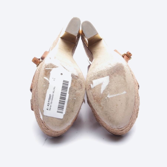 Image 4 of Heeled Sandals EUR38 Light Brown in color Brown | Vite EnVogue