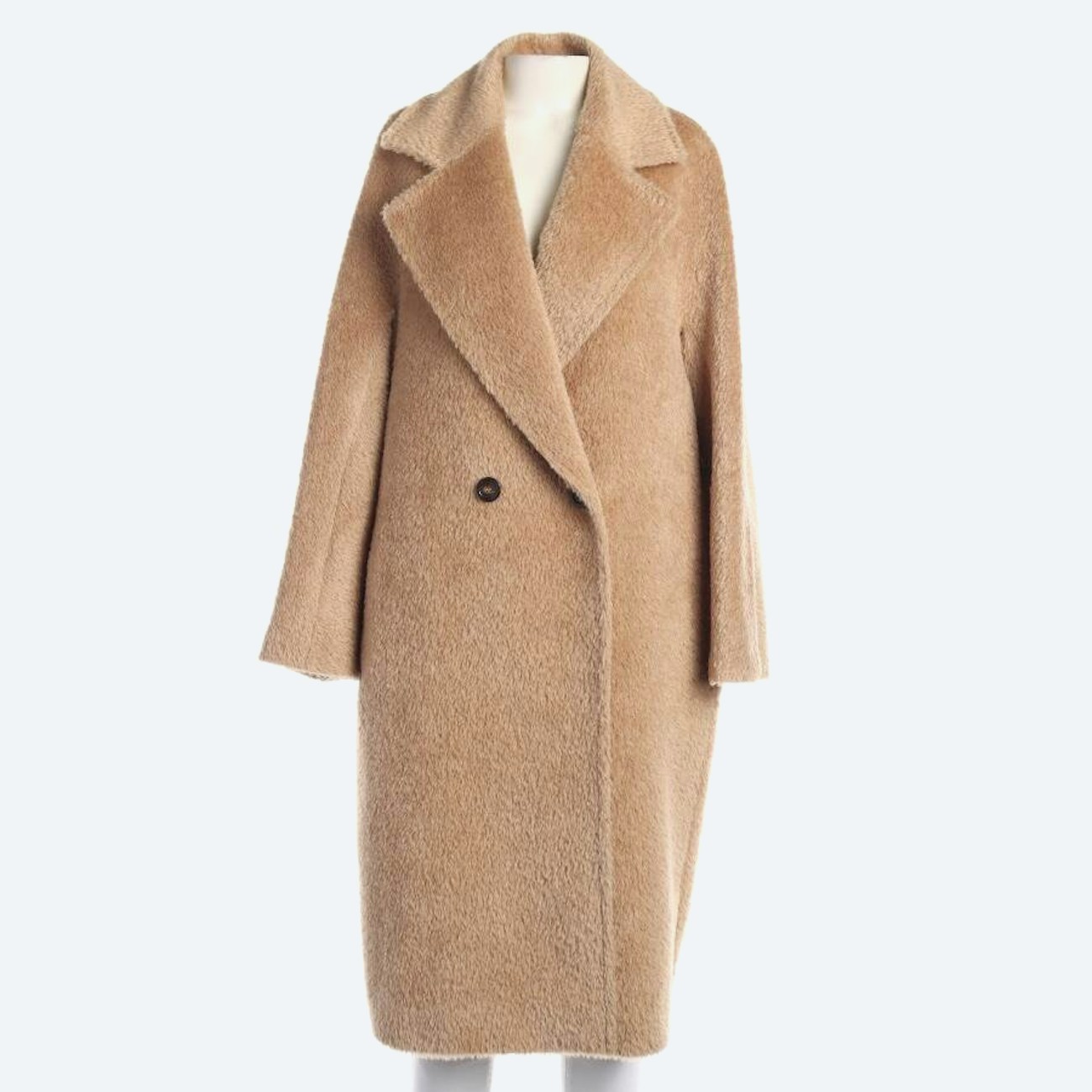 Image 1 of Wool Coat 42 Light Brown in color Brown | Vite EnVogue