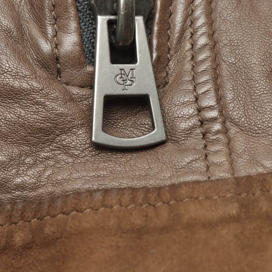 Image 4 of LeatherJacket 38 Dark Brown in color Brown | Vite EnVogue