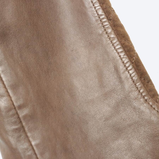 Image 5 of LeatherJacket 38 Dark Brown in color Brown | Vite EnVogue