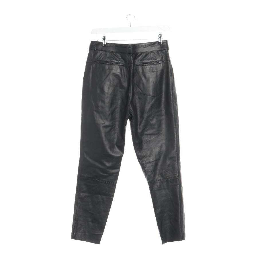 Image 2 of Leather Pants 40 Black in color Black | Vite EnVogue