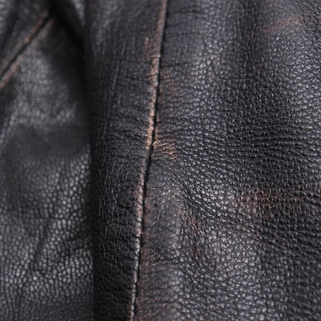 Image 6 of Leather Jacket 52 Black in color Black | Vite EnVogue