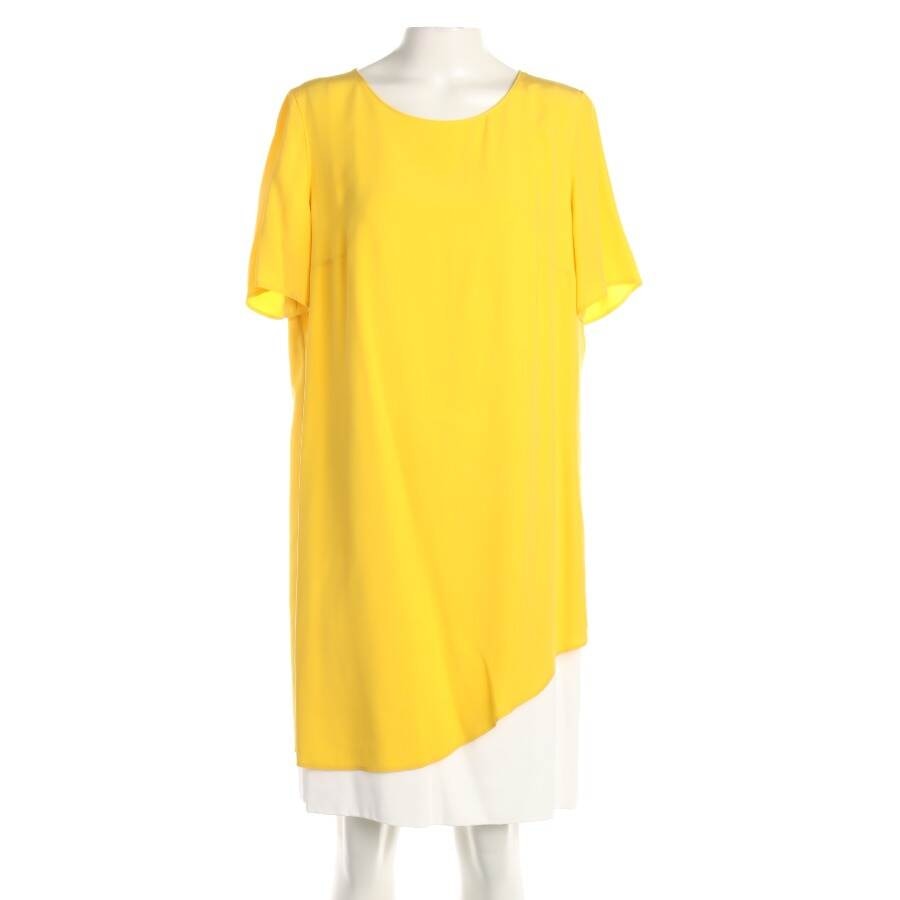Image 1 of Silk Dress 40 Yellow in color Yellow | Vite EnVogue