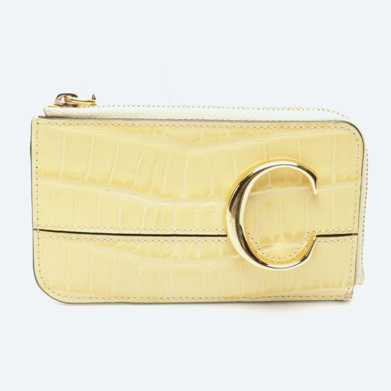 Image 1 of Wallet Pastel Yellow in color Yellow | Vite EnVogue