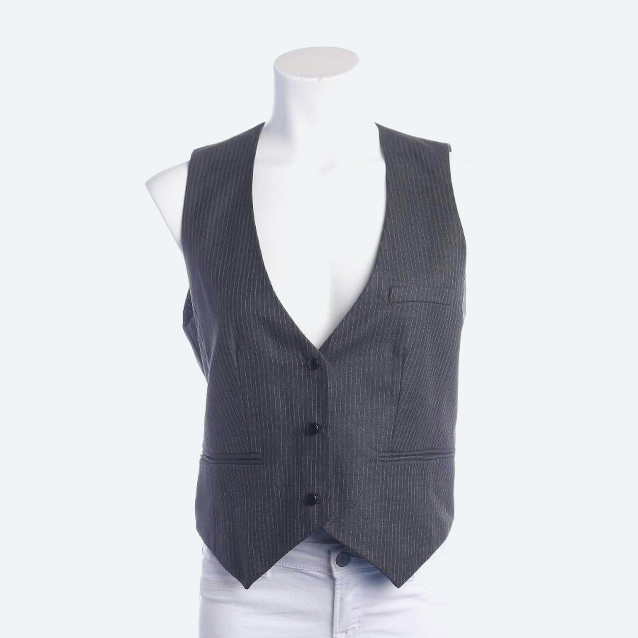 Image 1 of Vest 40 Gray in color Gray | Vite EnVogue