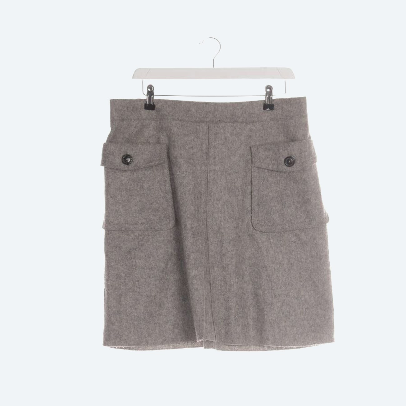 Image 1 of Skirt 40 Light Gray in color Gray | Vite EnVogue