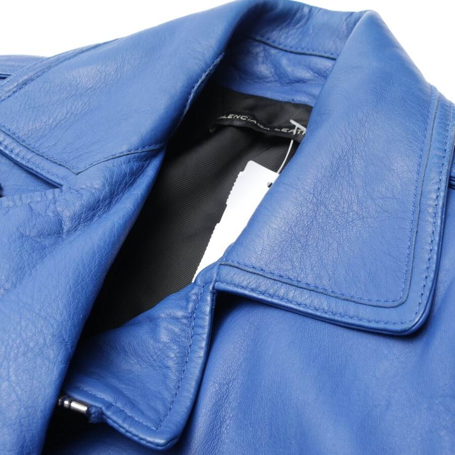 Image 3 of LeatherJacket 34 Blue in color Blue | Vite EnVogue