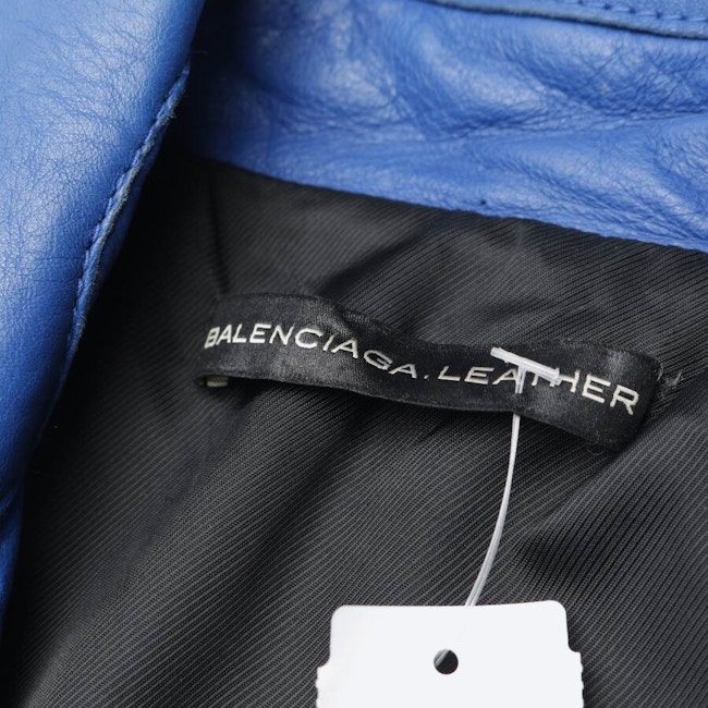 Image 5 of LeatherJacket 34 Blue in color Blue | Vite EnVogue