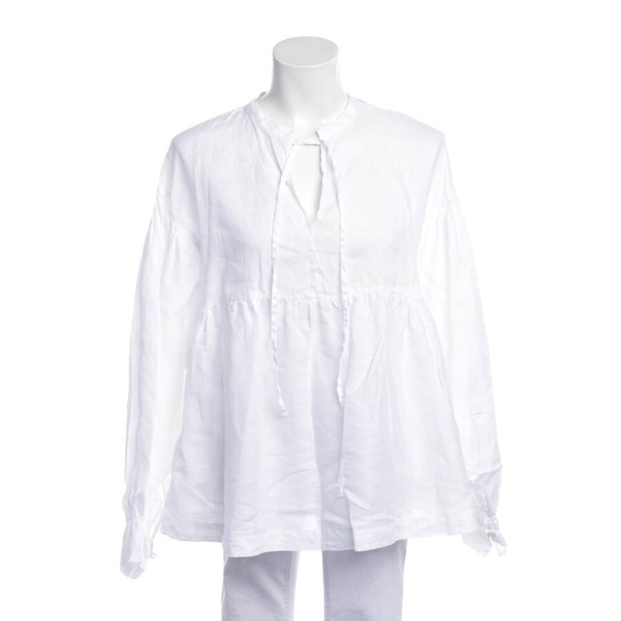 Image 1 of Linen Blouse S White in color White | Vite EnVogue