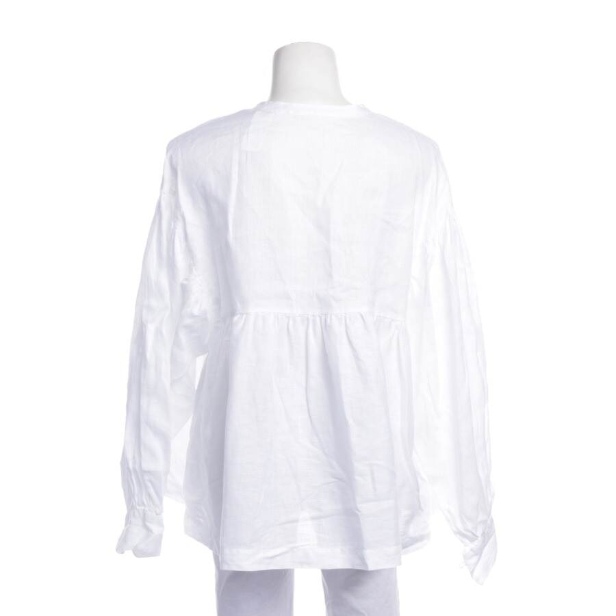 Image 2 of Linen Blouse S White in color White | Vite EnVogue
