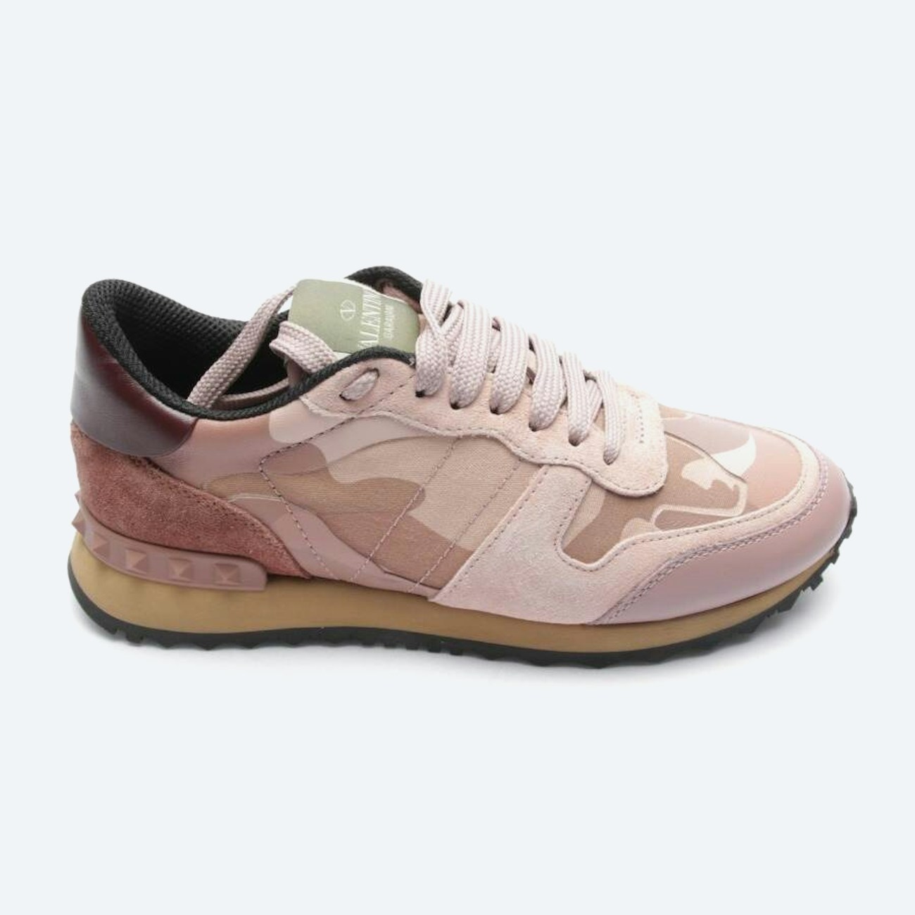 Image 1 of Rockstud Sneakers EUR 35 Light Pink in color Pink | Vite EnVogue
