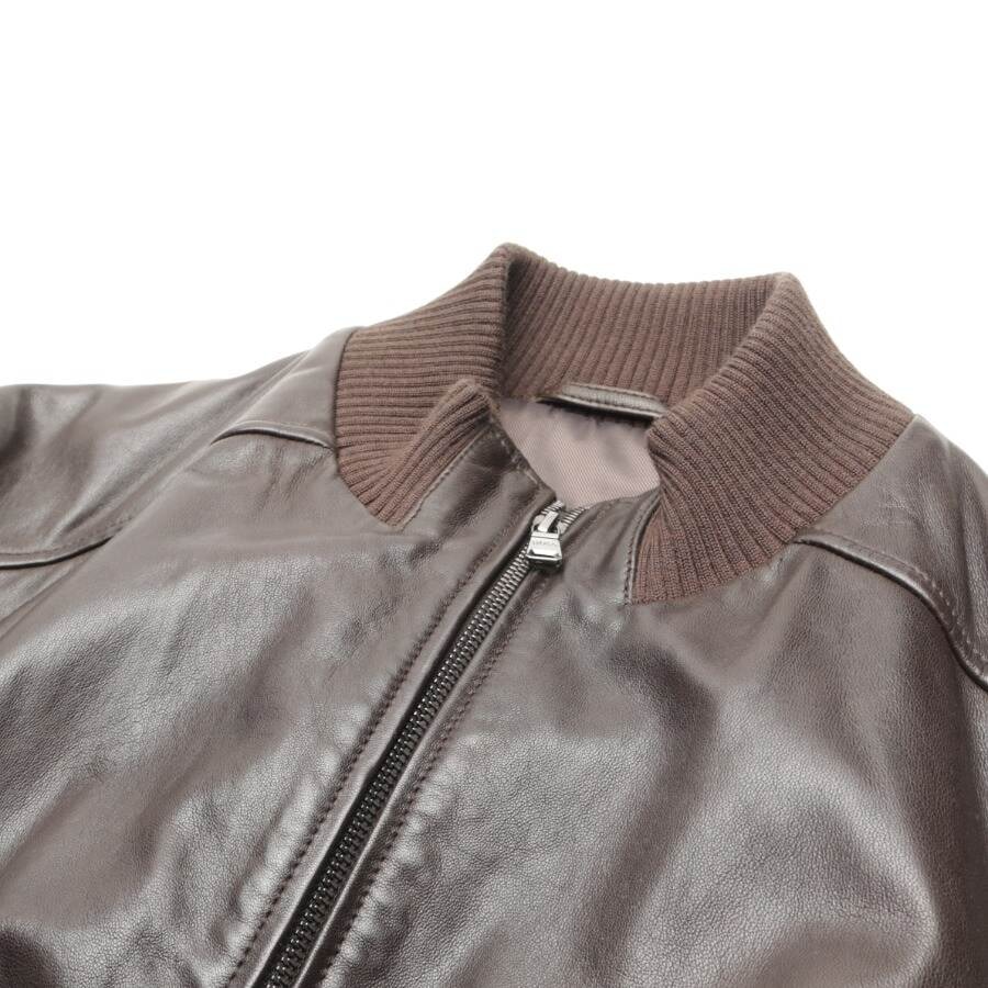 Image 3 of Leather Jacket 56 Brown in color Brown | Vite EnVogue