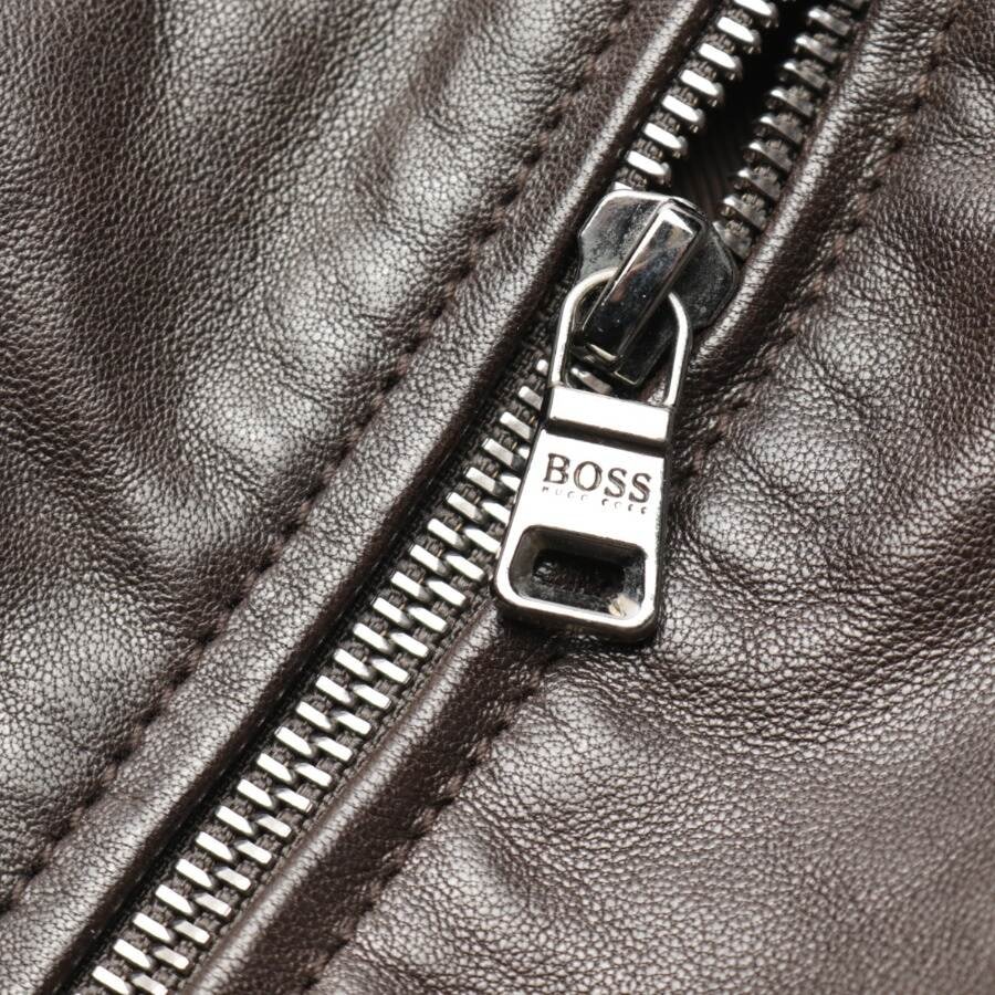 Image 4 of Leather Jacket 56 Brown in color Brown | Vite EnVogue