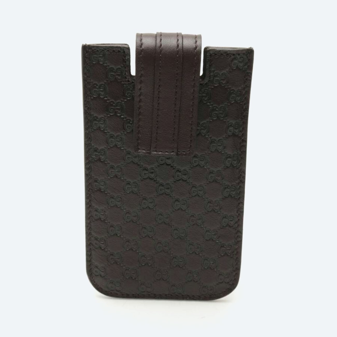 Image 1 of Mobile Phone Bag Dark Brown in color Brown | Vite EnVogue