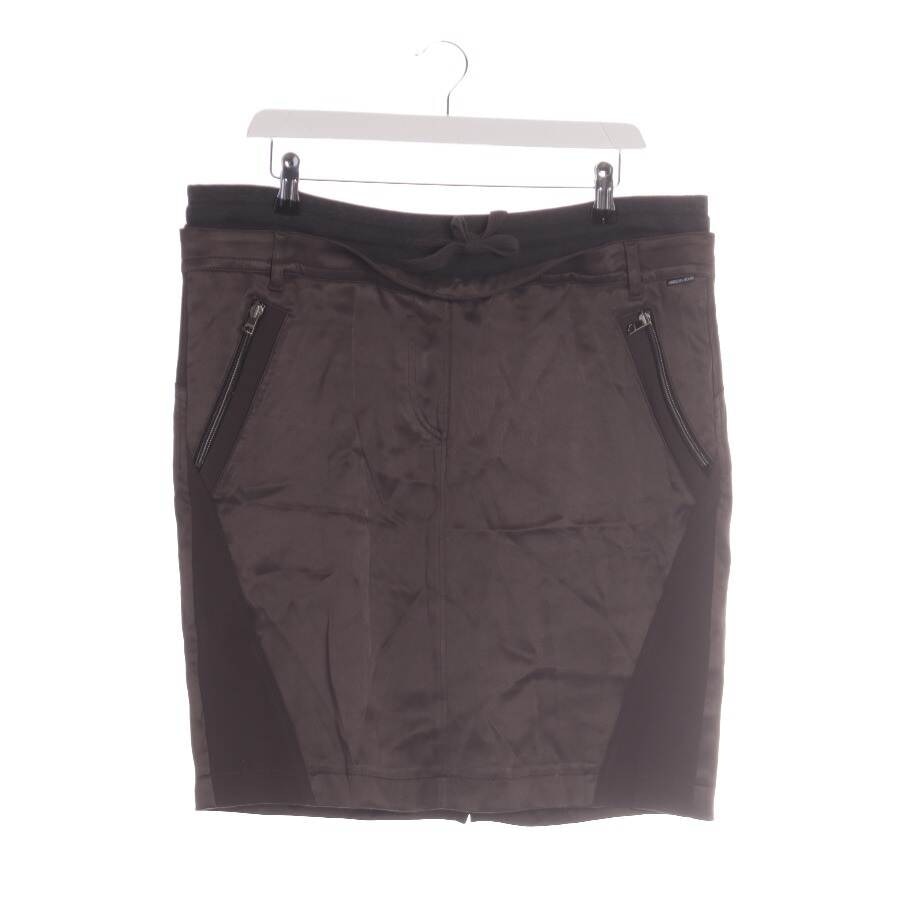 Image 1 of Skirt 44 Dark Brown in color Brown | Vite EnVogue