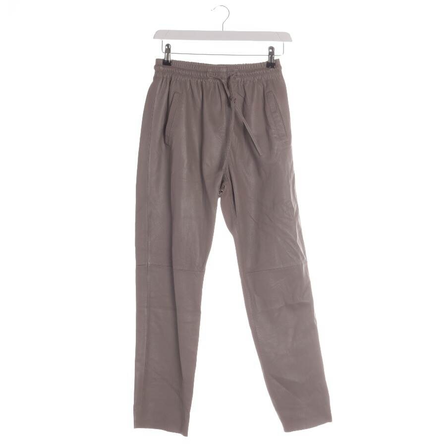 Image 1 of Leather Pants S Gray in color Gray | Vite EnVogue