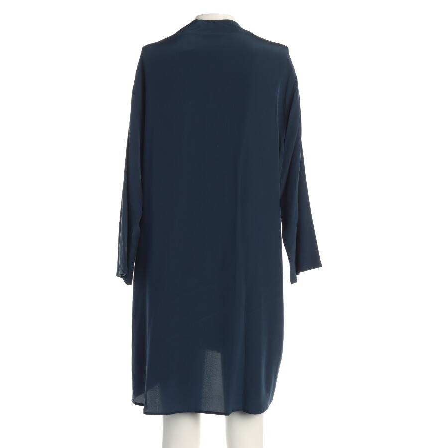 Image 2 of Silk Dress M Blue in color Blue | Vite EnVogue