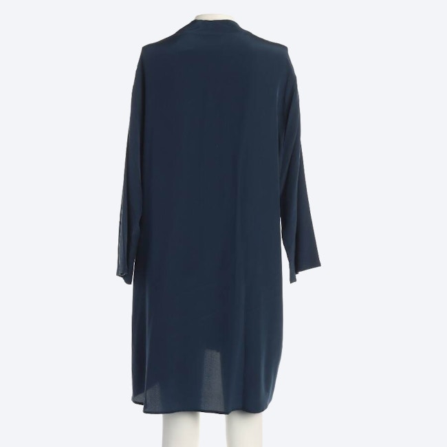 Image 2 of Silk Dress M Navy in color Blue | Vite EnVogue