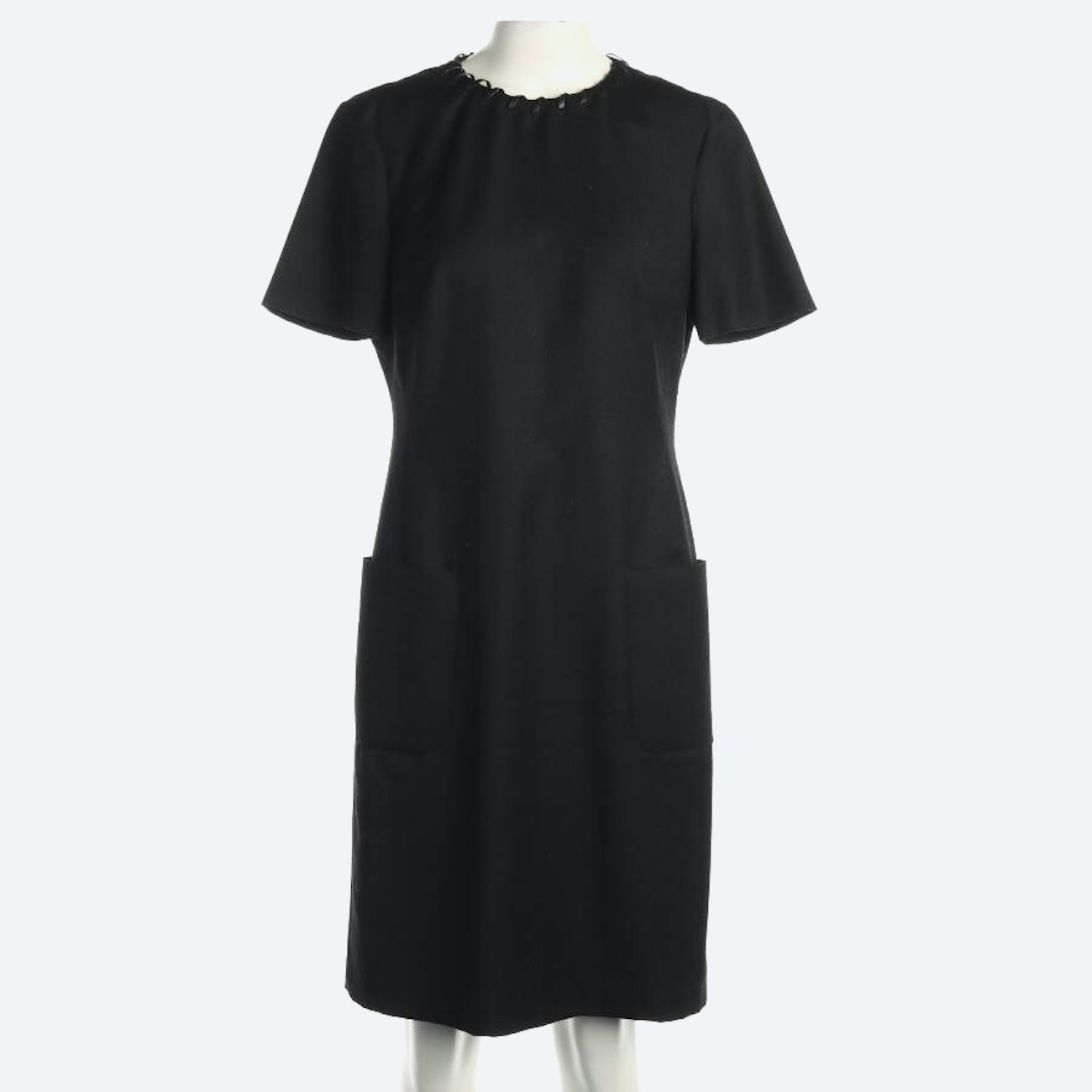 Image 1 of Wool Dress 38 Black in color Black | Vite EnVogue