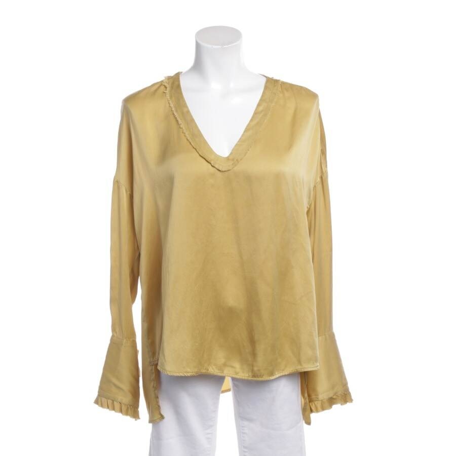 Image 1 of Shirt Blouse L Mustard Yellow in color Yellow | Vite EnVogue