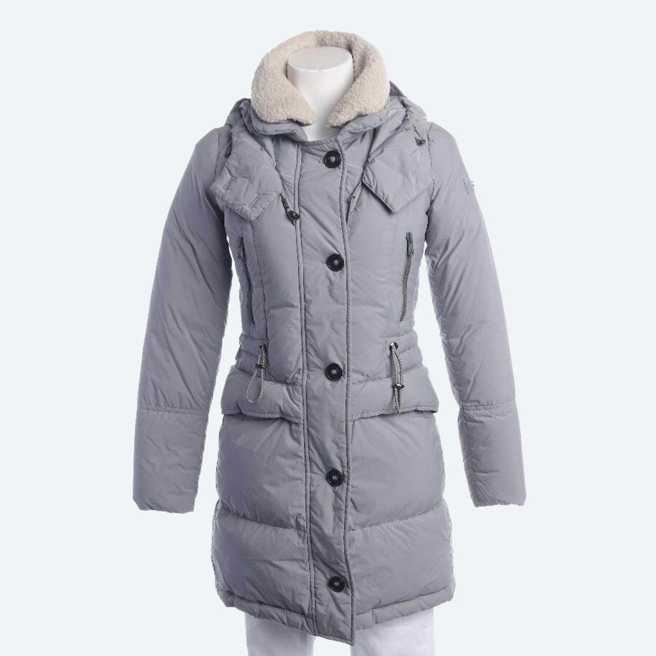 Image 1 of Winter Coat 34 Light Gray in color Gray | Vite EnVogue