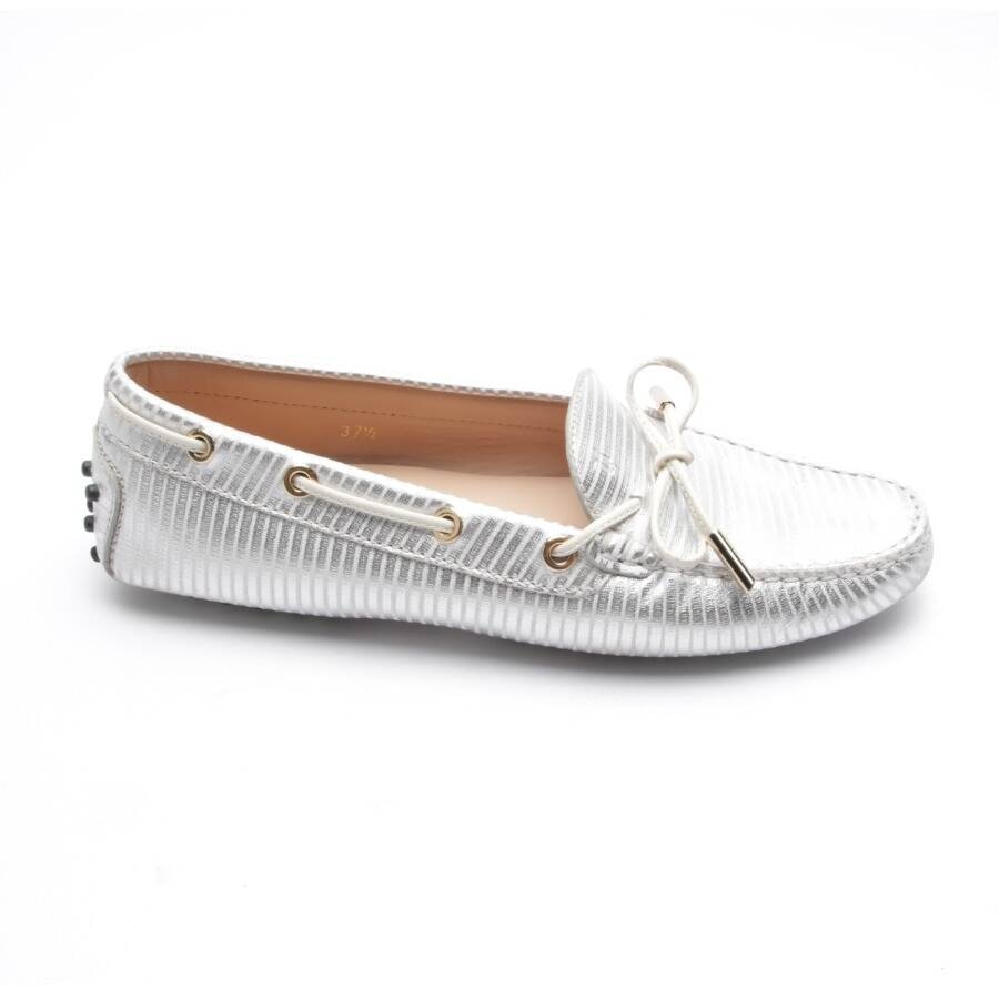 Image 1 of Gommino Loafers EUR 37.5 Silver in color Metallic | Vite EnVogue