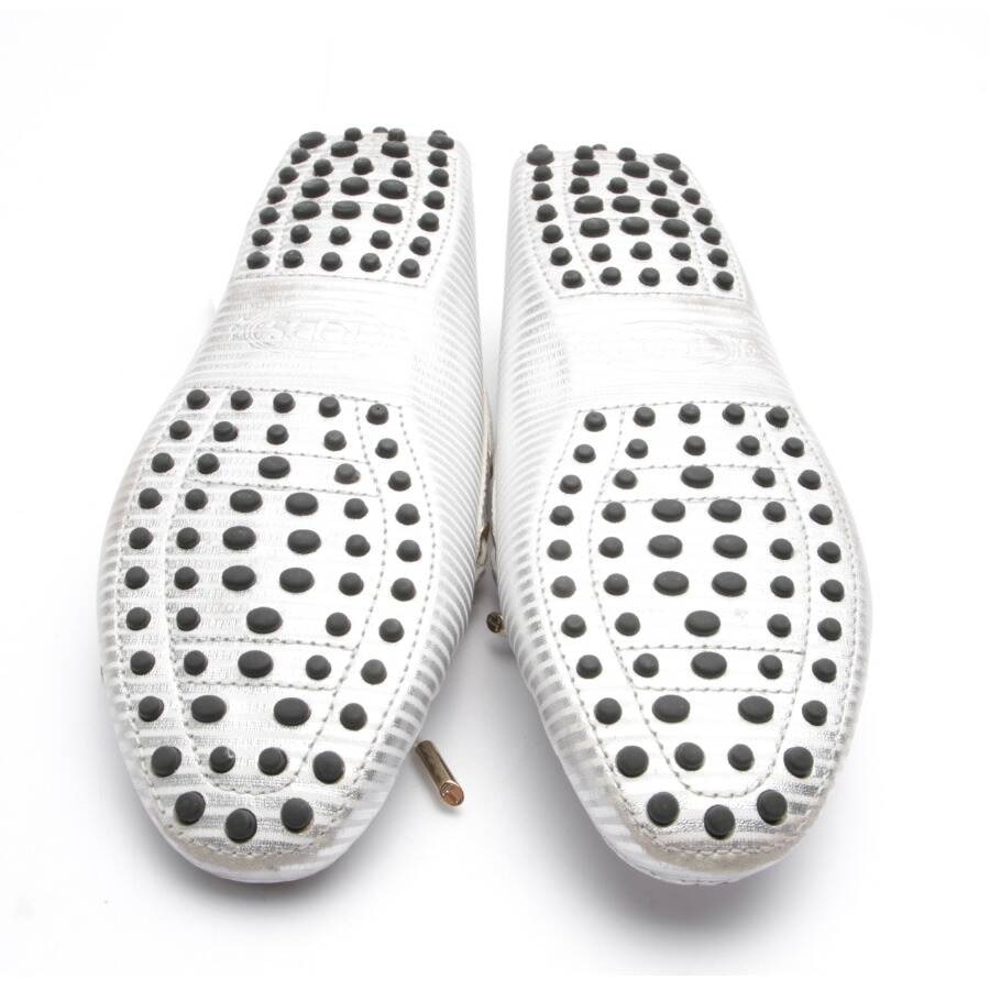 Image 4 of Gommino Loafers EUR 37.5 Silver in color Metallic | Vite EnVogue