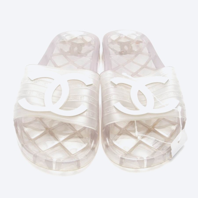 Image 2 of Sandals EUR 37 Transparent in color White | Vite EnVogue