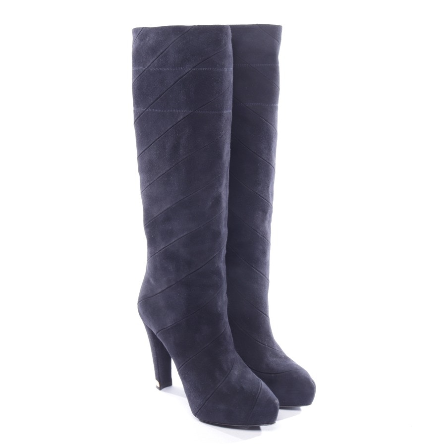 Image 3 of calf-high boots EUR 37,5 dark blue in color blue | Vite EnVogue