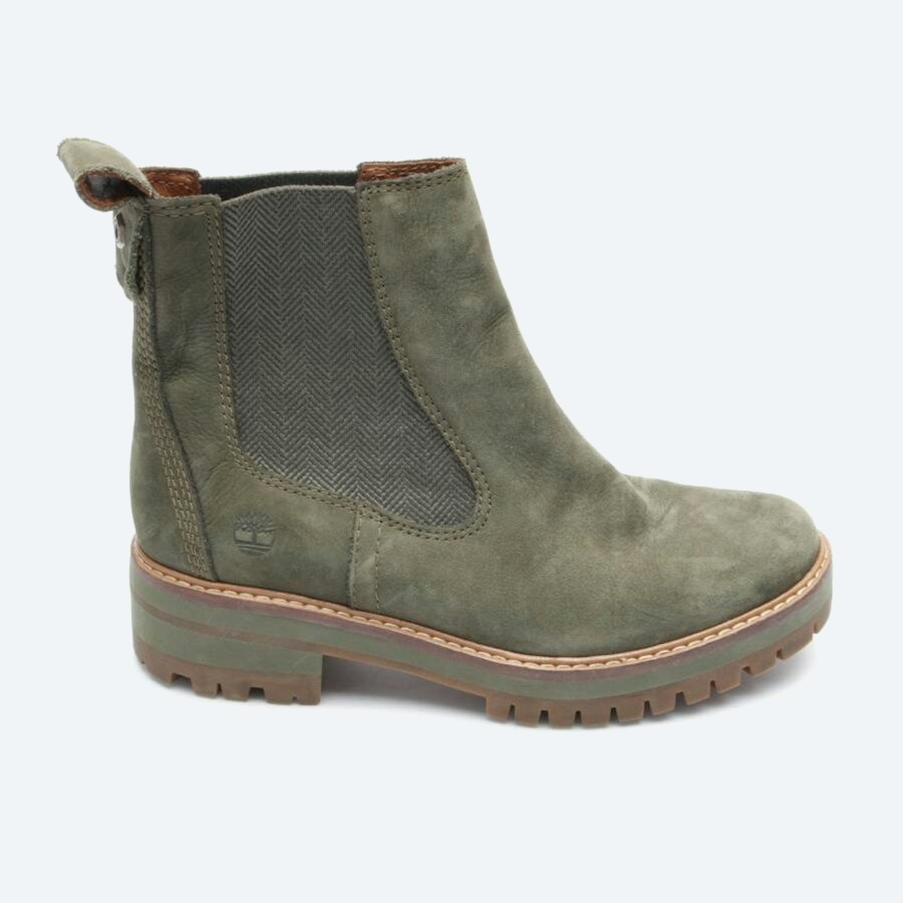 Image 1 of Chelsea Boots EUR 38.5 Olive Green in color Green | Vite EnVogue