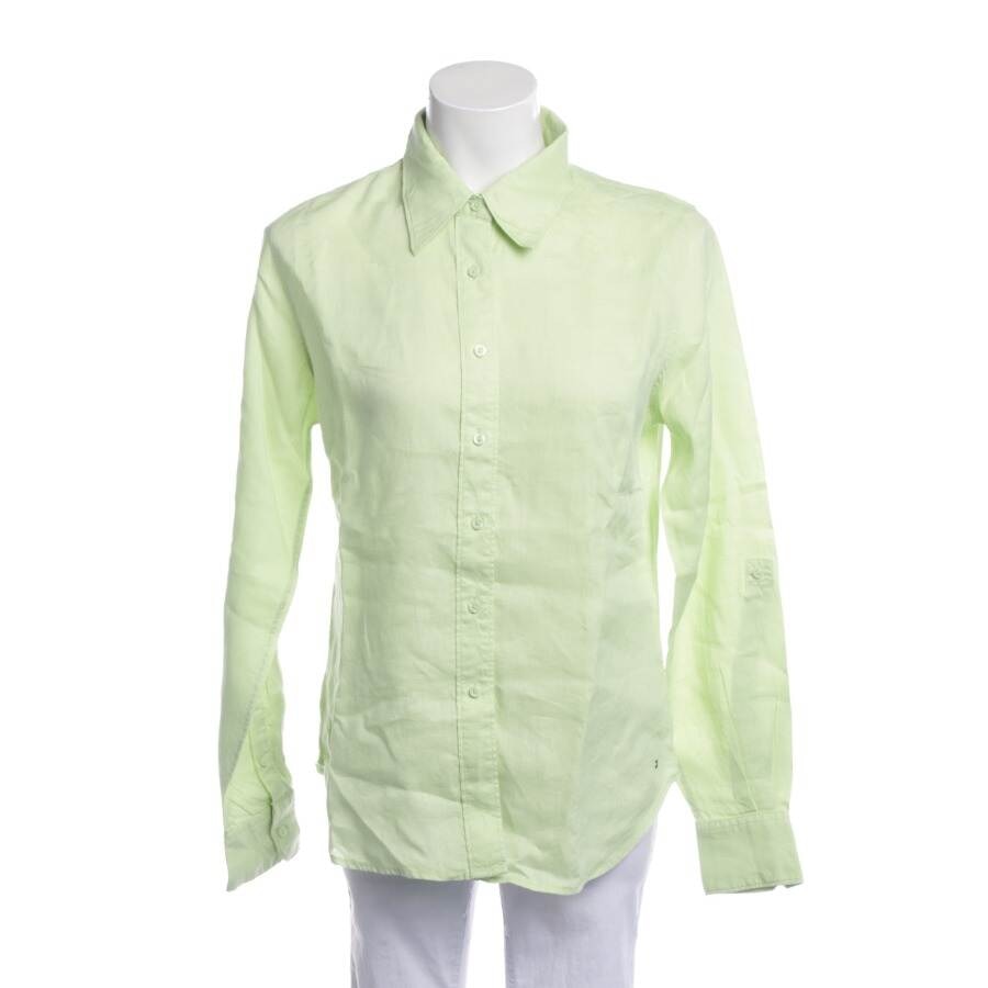 Image 1 of Linen Shirt 40 Light Green in color Green | Vite EnVogue