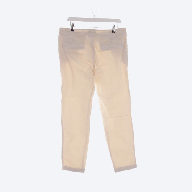 Image 2 of Trousers 40 Cream in color White | Vite EnVogue